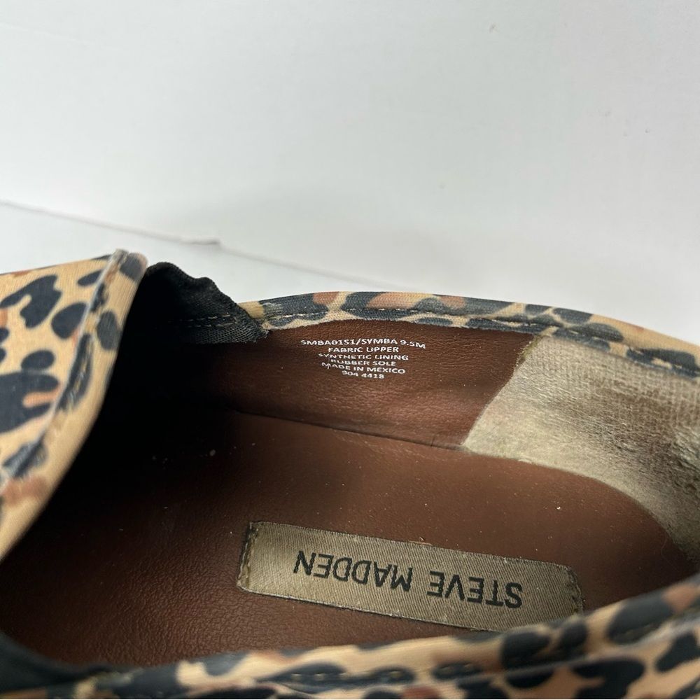 Steve Madden Cheetah Leopard Print Slip On Shoes … - image 7